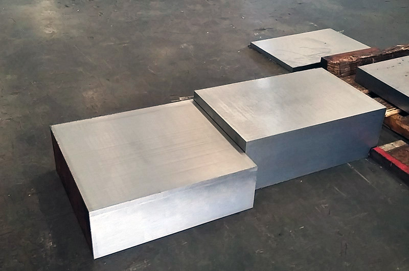 Solid aluminum blocks