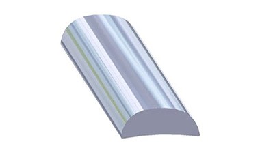 Half Oval aluminum bar