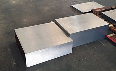 Solid aluminum block